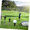 Outanaya 10pcs Bamboo Golf Tees Holders Replaceable Golfs Spikes for