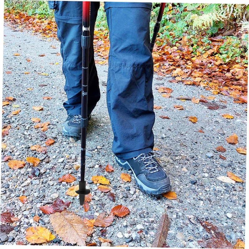 VICASKY Carbon Fiber Trekking Pole Tip Metal Hiking Feet for