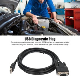 Aramox USB-Diagnoseadapter, USB-OBD2-Diagnosescanner-Adapter-Verbindungskabel für Lexia 3 PP2000, Ersatz für Peugeot Citroen