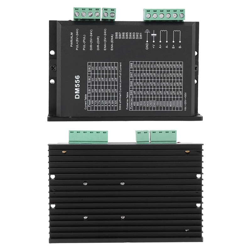 DM556 Stepper Motor Driver, DC 24V-50V 1.0A-5.6A 2 Phase Stepper