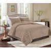 Elegant Comfort Luxurious Fluffy 3-Piece Faux Fur Comforter Set -