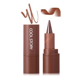 Matte Lip Liner and Lipstick Crayon Shape And Tapered Tip for Perfect Contour and Gradient Effect Waterproof Eyeliner Lip Pencil 3-in-1 Makeup Lip Combo 3#