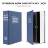 Tahoe trails Book Safe with Key Lock, Portable Metal Safe