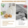 Lyaciomn 6Pcs Bamboo Dish Brush Head Natural Washing Brush Head