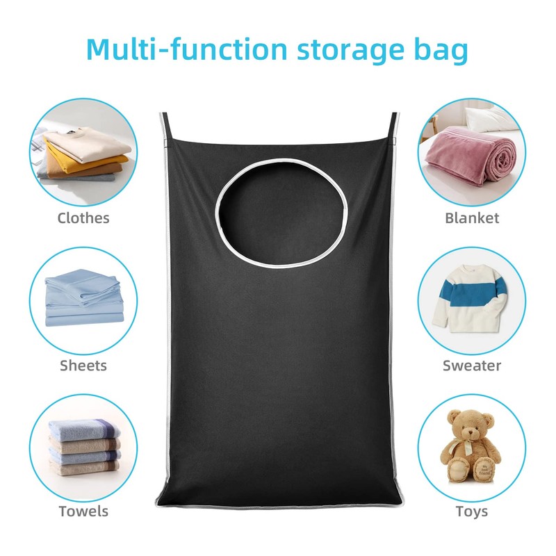 KEEPJOY Large Size 2 Pack Door Hanging Laundry Hamper, XL