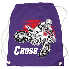 Cross Motorcycle Backpack, purple, Unit size