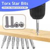 FyMosem 14Pcs Torx Star Head Screwdriver Bits T10-T40 Security Tamper