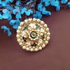 Efulgenz Indian Jewelry Rings for Women Antique Round Faux Pearl