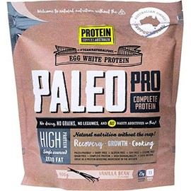Protein Supplies Australia PaleoPro Egg White Protein Powder, Vanilla Bean 400 g , , Vanilla Bean 400 grams