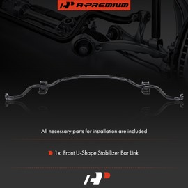 A-Premium 21 mm Front Suspension Stabilizer Bar, Compatible with Jeep KL Series Cherokee 2016-2022 & Chrysler 200 2015-2017