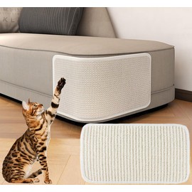 Cat Scratching Mat Sofa Furniture Protector Cat Scratcher Board Natural Sisal Cat Scratching Pad Cat Scratch Couch Cover Guard Cat Claws Care Toy Scratcher Mat Rug Cat Grinding Claw Protect Furniture