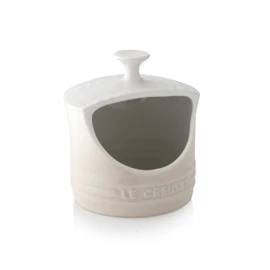 Le Creuset Stoneware Salt Jar, Stoneware, Meringue