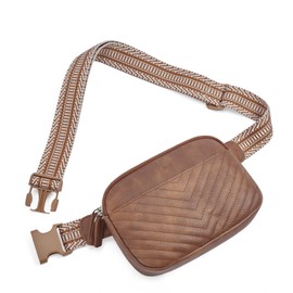 CLUCI Belt Bag for Women, Mini Everywhere Crossbody Waist Bag Adjustable Strap, Vegan Leather Women's Fanny Pack