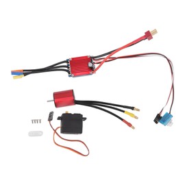 S2430 5800KV Brushless Motor 25A Brushless ESC 2.2KG Metal Servo Set for 1/16 1/18 RC Car
