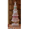 Three Kings Large Christmas Glitter Gingerbread Christmas Tree Table Top