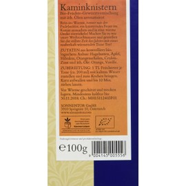 Sonnentor Kaminknistern-Tee lose, 1er Pack (1 x 100 g) - Bio