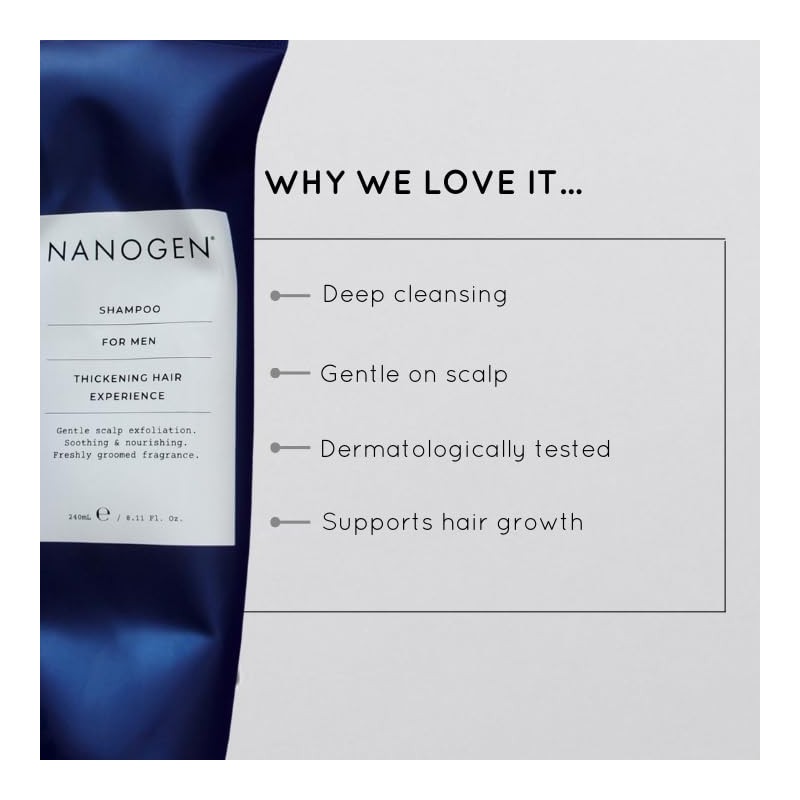 Nanogen Thickening Hair Treatment Shampoo for Men#
