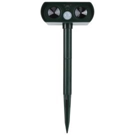 Solar Powered Ultrasonic Animal Repeller Wild Boar Cat Dog Repellent for Outdoor Use