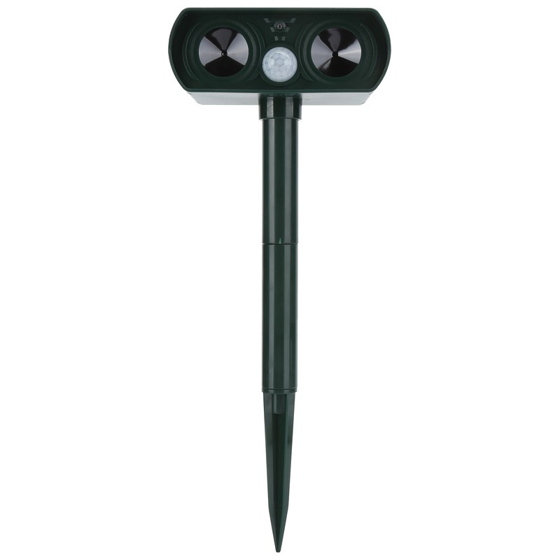 Solar Powered Ultrasonic Animal Repeller Wild Boar Cat Dog Repellent