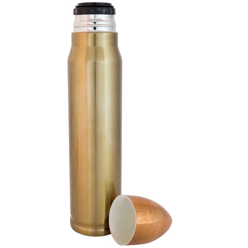 Kombat UK Unisex Outdoor Bullet Flask available in Gold -