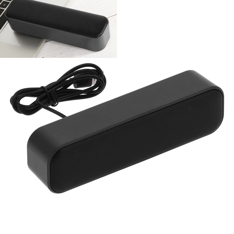 USB Speaker Mini Loudspeaker Box Builtin Decoded Sound Card Stereo
