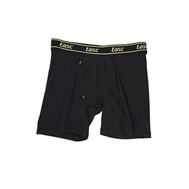 tasc performance men's boxer brief, black, small