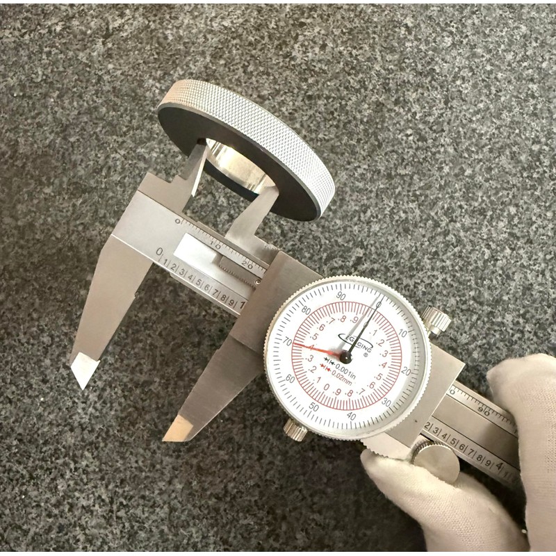 iGAGING 6-Inch 150 mm Dial Caliper, Dual Reading Scale, Metric
