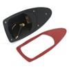 uxcell Red Stick-on Shark Fin Shaped AM/FM Signal Antenna Aerial