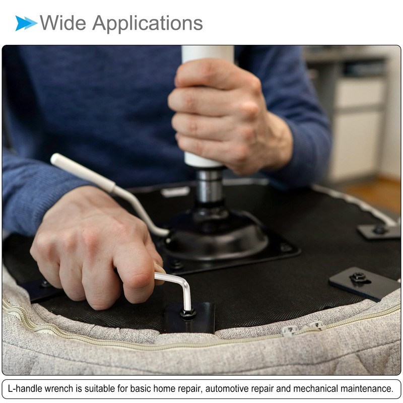 CoCud L-Handle Hex Key Wrench, 5mm Metric 82.5mm Length, CR-V