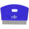 KVP Cat Flea Comb Stainless Steel Teeth with Plastic Handle