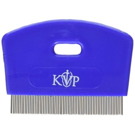 KVP Cat Flea Comb Stainless Steel Teeth with Plastic Handle