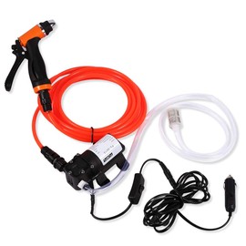 Electrical Washer Kit, 12V Car Wash Pump Easy to use Portable High Pressure Self-Priming Quick Car Cleaning Rinse Set for Auto RV Marine Home Garden and Vehicles