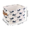 LessMo 4 Pack Storage Baskets, Collapsible Mini Storage Boxes, Canvas