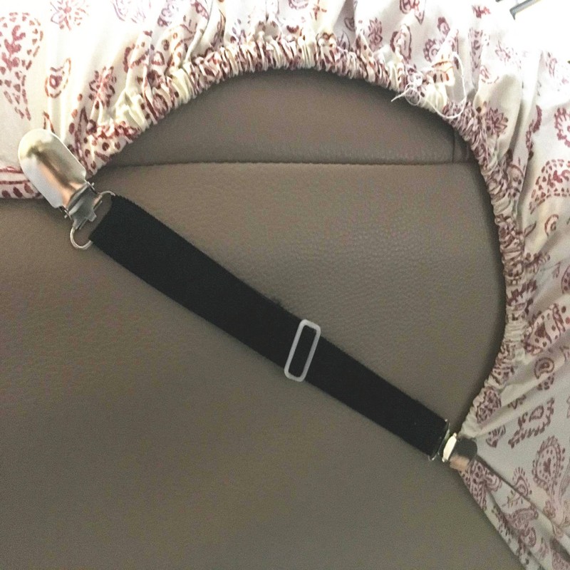 BBDOU Bed Sheet Clips Straps Sheet Holder Mattress Clips, Adjustable