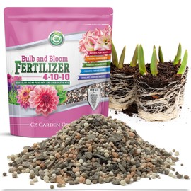 4-10-10 Bulb and Bloom Fertilizer - Made in USA - NPK + Micronutrients Plant Food for Indoor/Outdoor Plants & Flower Gardens - Promotes Vigorous Growth and Big Blooms!