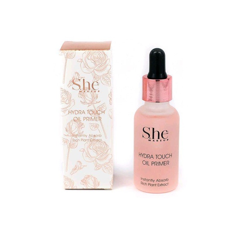 She Hydra Touch Rose Oil Primer - Hydrating Formula for