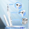 RFUNGUANGO for AirPods 3 Generation Case Cover with Lock,Clear Soft