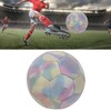 Soccer Ball PU Size 5 Light Color Reflective Glowing Soccer