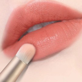 웰니스글로벌4 Portable Lip Brush Lipsole Microfiber Lipstick Brush