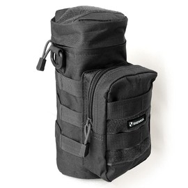 SHENKEL MOLLE Kettle Bag Bottle Pouch Water Bottle (Black) Camouflage Outdoor