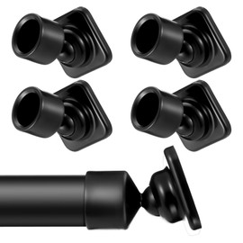 Newtay 2 Sets Angled Shower Rod Mount for Sloped Walls Angled Wall Bracket for 25 mm Shower Bar Low Cost Solution