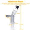 ZUIWAN Boat Trailer Winch Stand with Roller fit 3" w