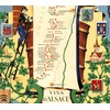 Vintage French Wine Map Poster - Vins d'Alsace - Les