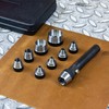 NEIKO 02614A Interchangeable Large Hollow Hole Punch Tool Set, 10