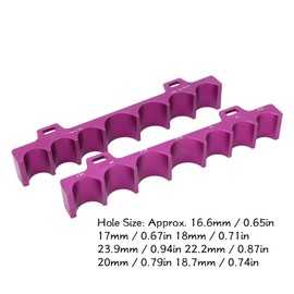 1 Pair Bicycle Shock Absorber Suspension Fork, Universal Bicycle Repair Tool, Aluminium Alloy Vice Inserts, Clamping Jaw Hub Attachment Bicycle for Damper Front Fork Repair Clip