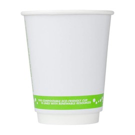 Karat Earth KE-KIC508 8 oz. Insulated Paper Hot Cups, Stock Print (Case of 500)