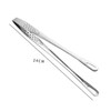 24/28CM Stainless Steel Kitchen Straight Grill Tweezers BBQ Food Tongs