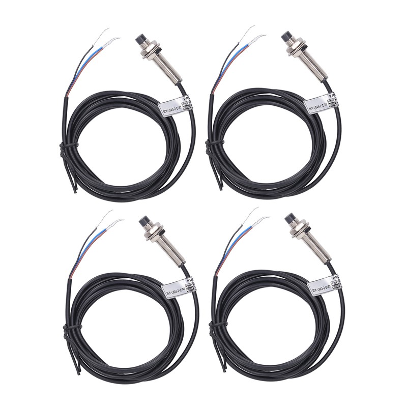 4 Set Proximity Switch 8mm Dia PNP 3 Wire Normally