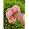 Flamingo Scrunchies Hair Tie Ponytail