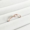 10k Solid Gold Stacking Knot Ring (yellow-gold, 7.5)